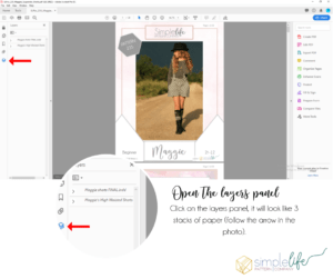 how to print pdf patterns using the layers feature | simple life pattern company