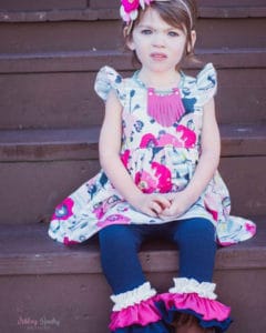 Baby Chloe's Ruffle Leggings, Capris + Shorties | The Simple Life Pattern Company