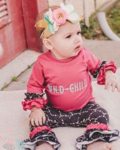 Baby Cheyenne Ruffle t-Shirt | The Simple Life Pattern Company