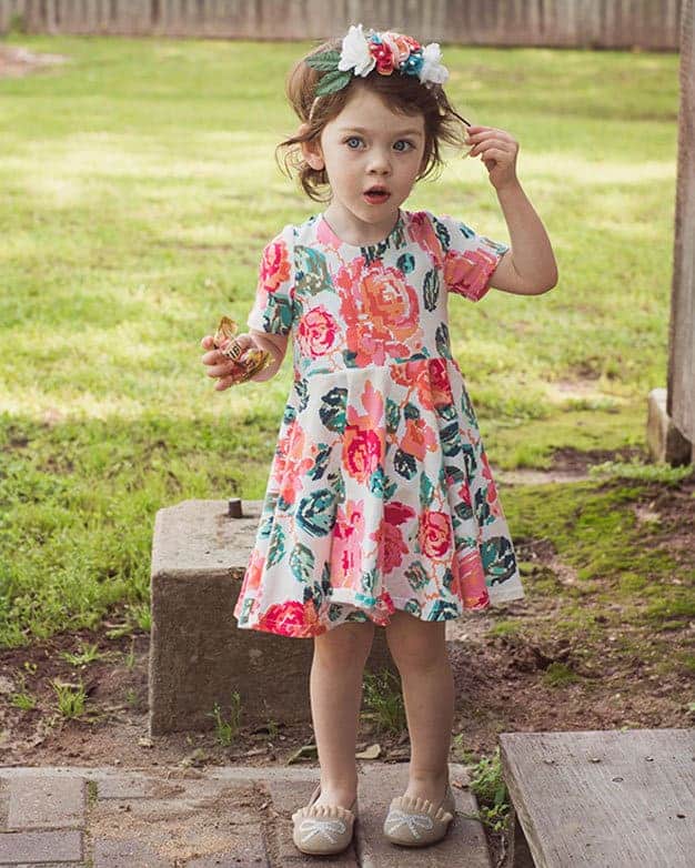 Baby Adelyn's Scoop Back Top & Dress | The Simple Life Pattern Company
