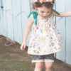 Baby Angie's Shirred Shirt + Elle's Shorts | The Simple Life Pattern Company