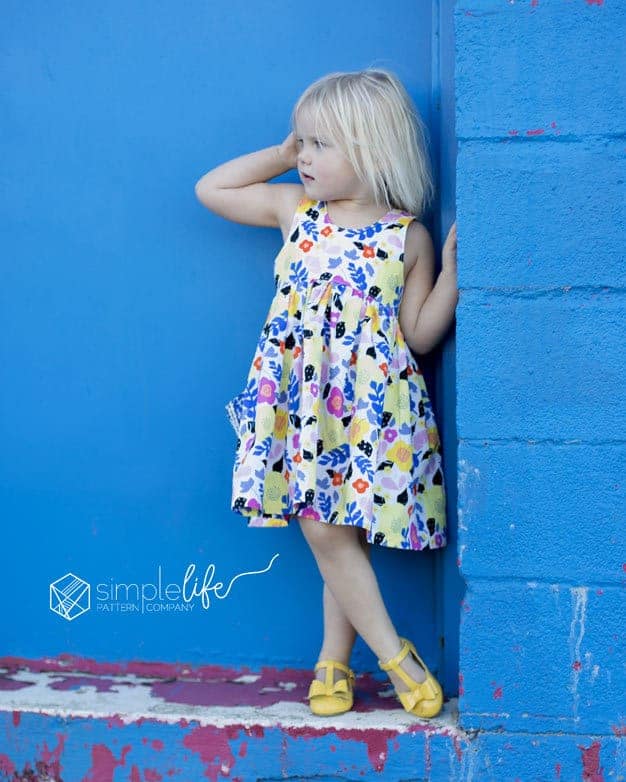 Lucy Back Dress | The Simple Life Pattern Company