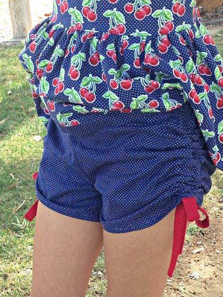 Breanna's Peekaboo Shorts, Capris & Pants. PDF sewing pattern for girls sizes 2t-12.