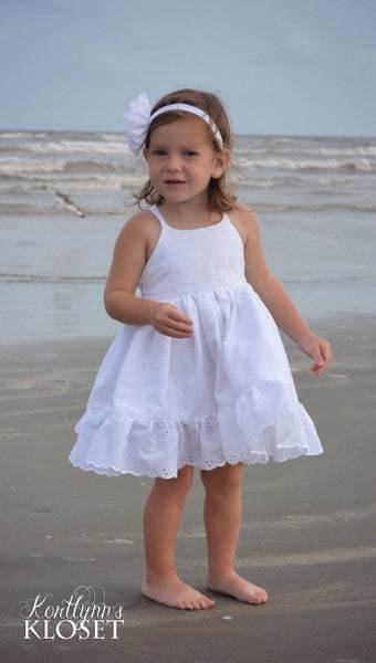 Bella's Dress & Maxi. PDF sewing pattern for toddler girl sizes 2t - 12.