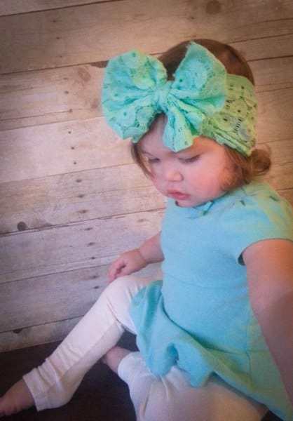 Barb's Knit Headband. PDF sewing pattern for NB-12 years.