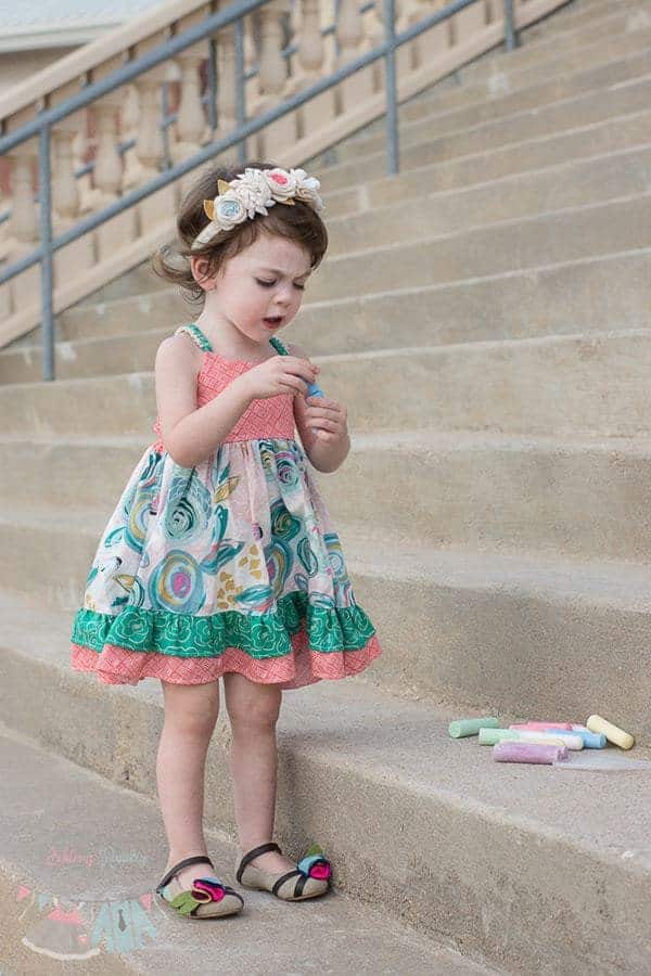 Baby Bella's Top, Dress & Maxi. PDF sewing pattern for Baby NB- 18/24 months.