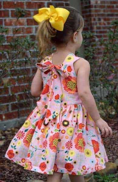 Adelyn's Scoop Back Top & Dress. PDF sewing pattern for toddler & girls sizes 2t-12.