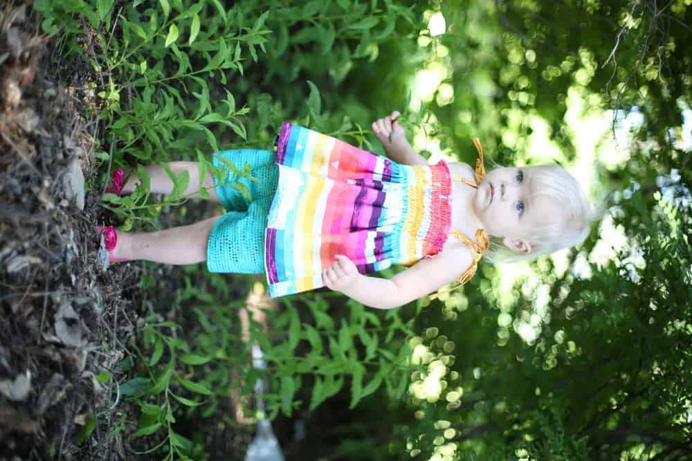 Baby Angie's Shirred Top & Baby Elle's Shorts. PDF sewing patterns for baby sizes NB - 24 months.