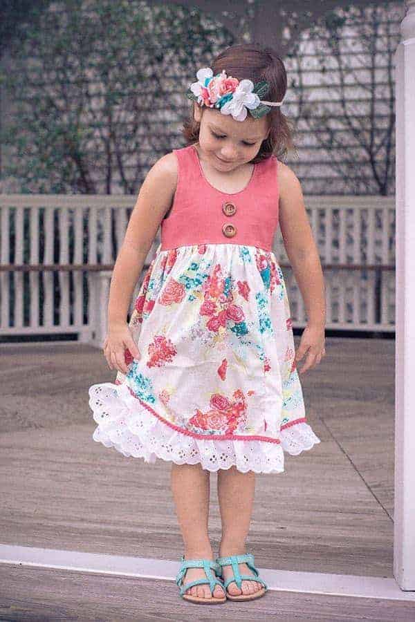 Lucy's Tunic & Dress. PDF sewing patterns for girls sizes 2t-12.