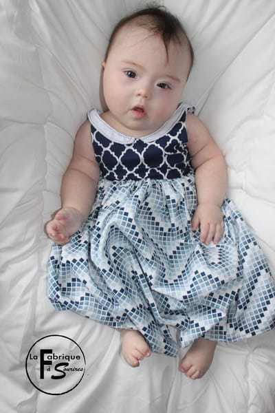 Baby Molly's Scoop Collar & Pintuck Top, Dress & Maxi. PDF sewing patterns for baby sizes NB-24 months.