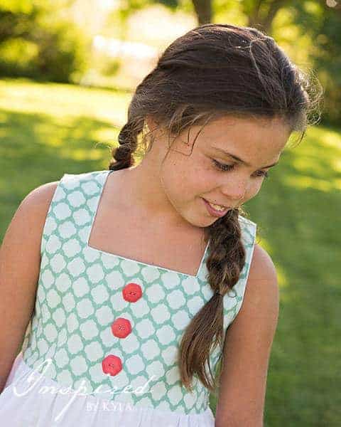 Taylor's Shift Top & Dress. PDF sewing patterns for girl sizes 2t-12.