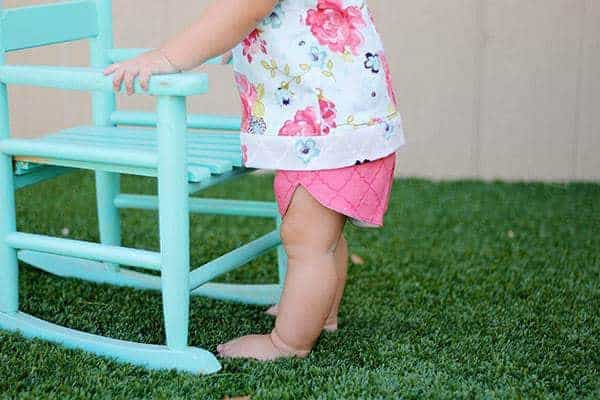 Baby Tammy's Tulip & Ruffle Shorts. PDF sewing patterns for baby sizes NB-24 months.