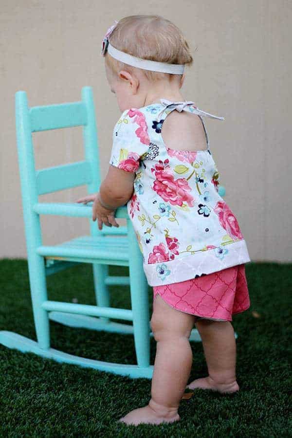Baby Taylor's Shift Top & Dress. PDF sewing patterns for Baby sizes NB- 24 months.