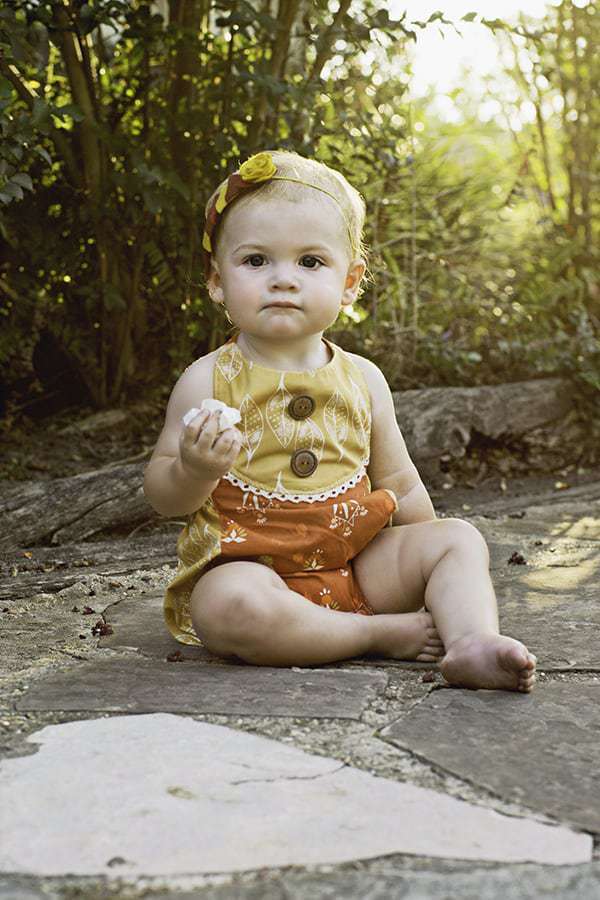Baby Reagan's Bib Romper. PDF sewing patterns for Baby sizes NB- 24 months.