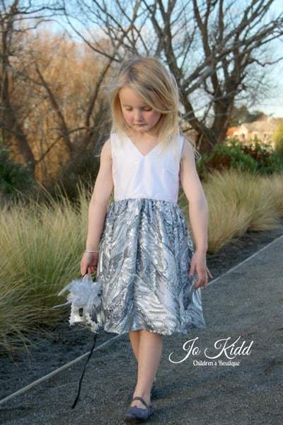 Emma's Herringbone Top, Dress & Maxi. PDF sewing patterns for girl sizes 2t-12.