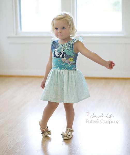Isla's Infinity Tunic & Dress. PDF sewing pattern for toddler & girls sizes 2t-12.