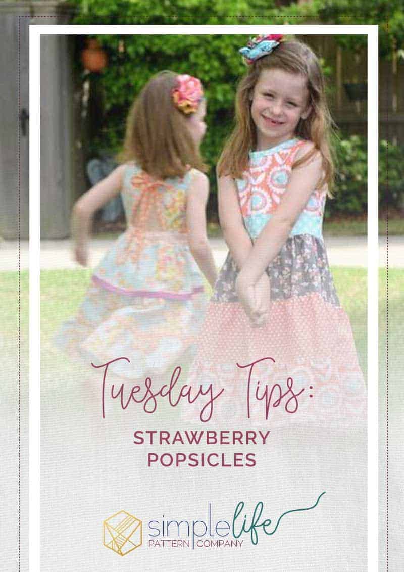 Tuesday Tips: Strawberry Popsicles