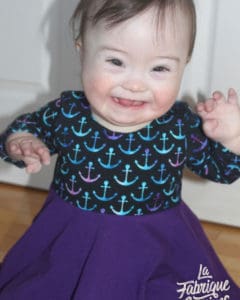 Knit Baby Ayda's V Back Peplum + Dress | The Simple Life Pattern Company