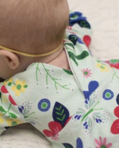 Knit Baby Ayda's V Back Peplum + Dress | The Simple Life Pattern Company