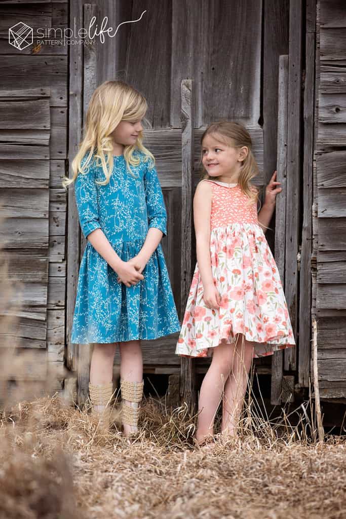 Bountiful Fabrics blog tour Sharon Holland for Art Gallery Fabrics featuring Molly and Isla girls dresses