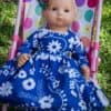 Simple Life pattern company doll rayann dolly retro top dress and maxi vintage doll patterns for american girl wellie wisher and bitty baby and my generation