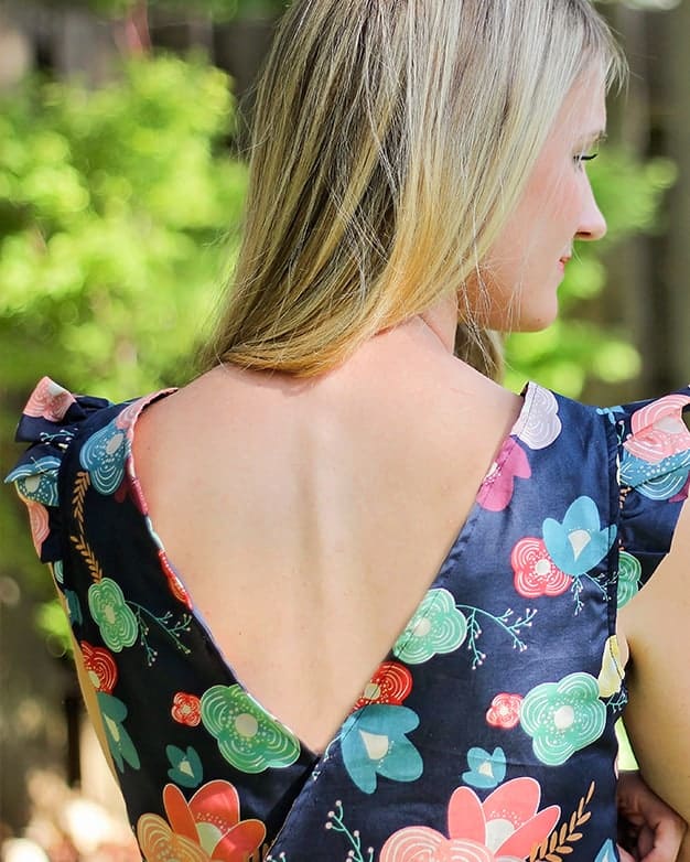 Women's Molly Scoop Back Top Dress & Maxi Collaboration with Sew Caroline