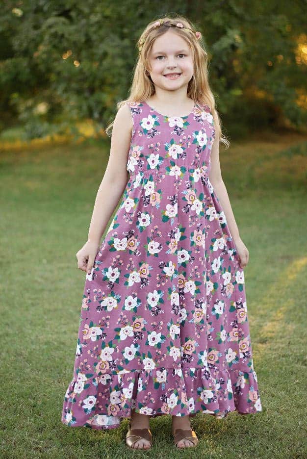 Newborn to 6 Years Mia Ruffled Top Ruffled Top/Dress Sewing Pattern