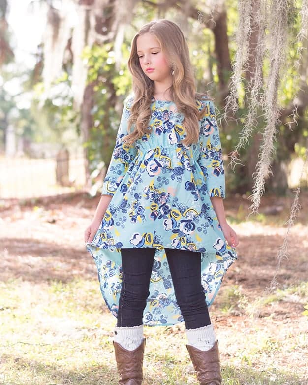 Sleeve Add On girls sizes 2t-12 | The Simple Life Pattern Company