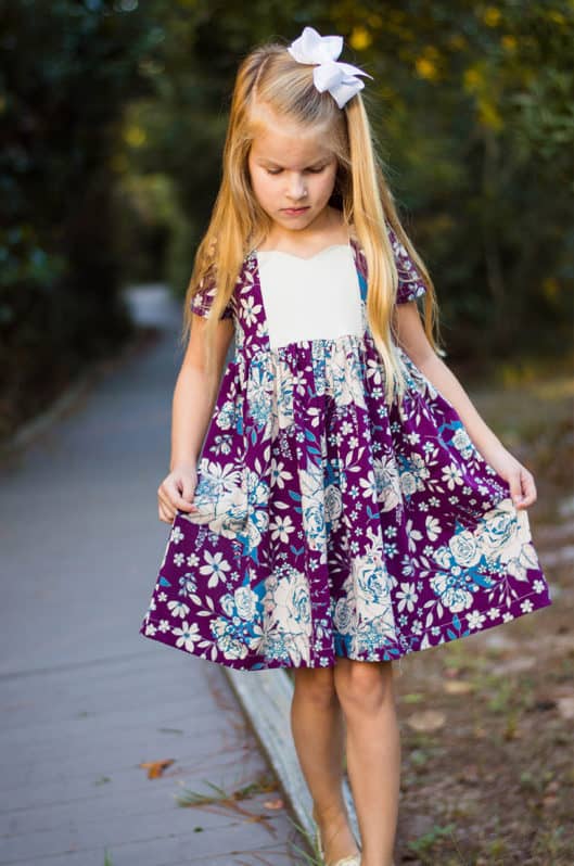 February Pattern of the Month- Ava's Pleated Top & Dress - The Simple Life