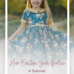 Simple Life Pattern Company | How to Enclose your Bodice, Tutorial, Wendy's Classic Collar Dress, Peter Pan Collar, Sleeve with Cuffs, Skinny Belt, Button Back, Deep Hem, Holiday, Summer, Fall, Winter, Spring, Enclosed Bodice
