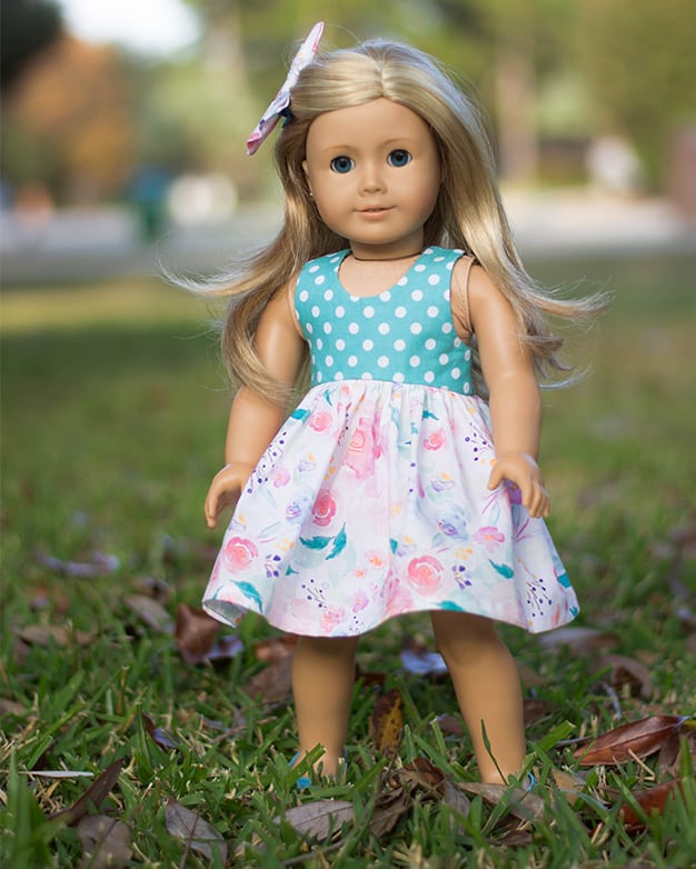 Dolly Lucy. PDF downloadable sewing pattern for dolls American Girl ...