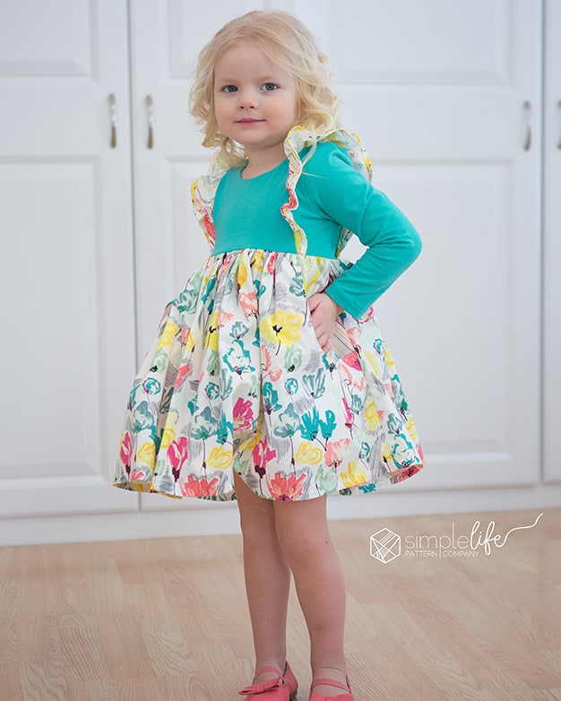 sizes 2T to 12 Girls included Instant Download Aubrey Knit Dress PDF Downloadable Pattern by MODKID..