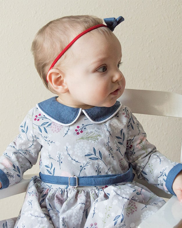 Baby Wendy's Classic Collar Dress. Downloadable PDF Sewing Patterns for ...