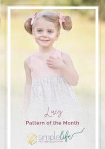 Simple Life Pattern Co | Lucy's Tunic & Dress Downloadable PDF Sewing patterns for baby Toddler and Girls, knit add on, Pattern of the Month, Dress, Tunic, Large Pockets, Racerback, Summer, Fashion, Trendy, Hawthorne Threads, modern sewing patterns