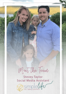 Simple Life Company | Meet the Team Stevey Taylor SLPco Social Media Team Staff Company