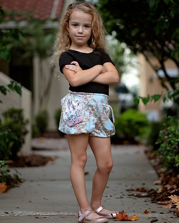 Maggie's High Waisted Shorts Downloadable PDF Sewing Pattern for Girls ...