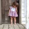 Baby Ava's Pleated Dress | Simple Life Pattern Company pdf sewing pattern Baby sizes Newborn to 24 months. slpco pleats, pleated skirt box pleat sweetheart neckline spring, summer, fall, winter, sleeveless, long sleeve, button keyhole, deep hem, embroidery, bodice insert, top, dress