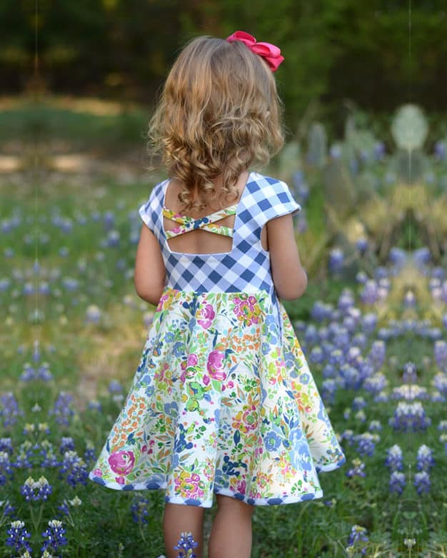 Shelby's Strappy Back Pocket Top & Dress. Downloadable PDF Sewing Pattern  for Toddler and Girls Sizes 2T-12.