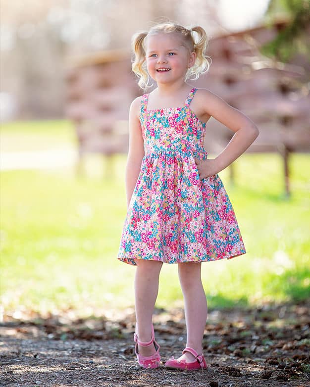 FREE Catalina Dress. Downloadable PDF Sewing Patterns for Girls