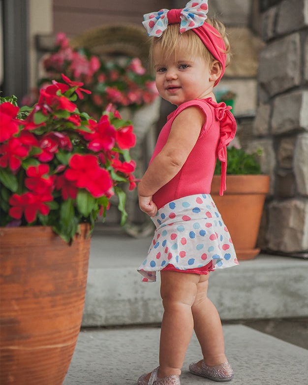 Roxie's Skirted Leggings. Downloadable PDF Sewing Patterns for Toddlers and  Girls Sizes 2T-12.