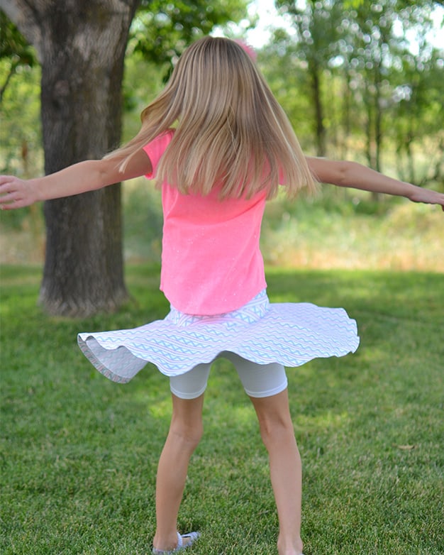 Roxie's Skirted Leggings. Downloadable PDF Sewing Patterns for Toddlers and  Girls Sizes 2T-12. - The Simple Life