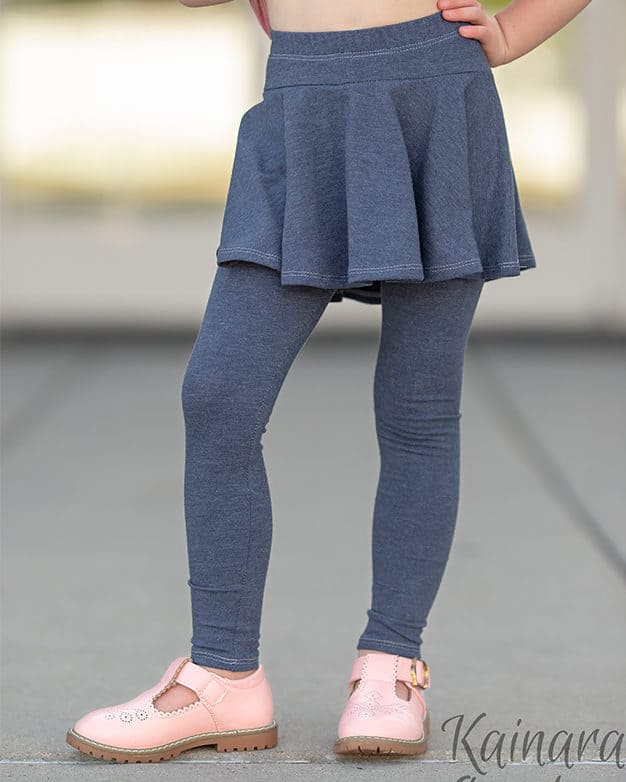 Roxie's Skirted Leggings. Downloadable Sewing Patterns and Girls Sizes 2T-12. - The Simple Life