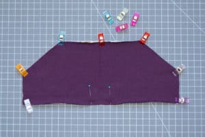 Simple Life Pattern Company | How to Add a Kangaroo Pocket to Trixie's Sporty Top & Dress. A tutorial on how to add a kangaroo pocket to a knit dress. Knit pattern, sporty top, dress, henley placket, collar, kangaroo pocket, The Styled Magnolia, Purple Seamstress, Guest Blogger