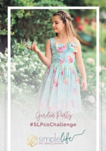 April Garden Party Monthly Challenge | SLPcoChallenge | The Simple Life Company | PDF sewing patterns for baby toddler girls