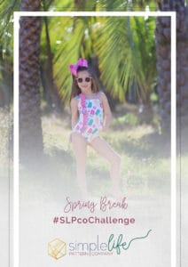 Spring Break Monthly Challenge | The Simple Life Company | PDF Sewing Patterns