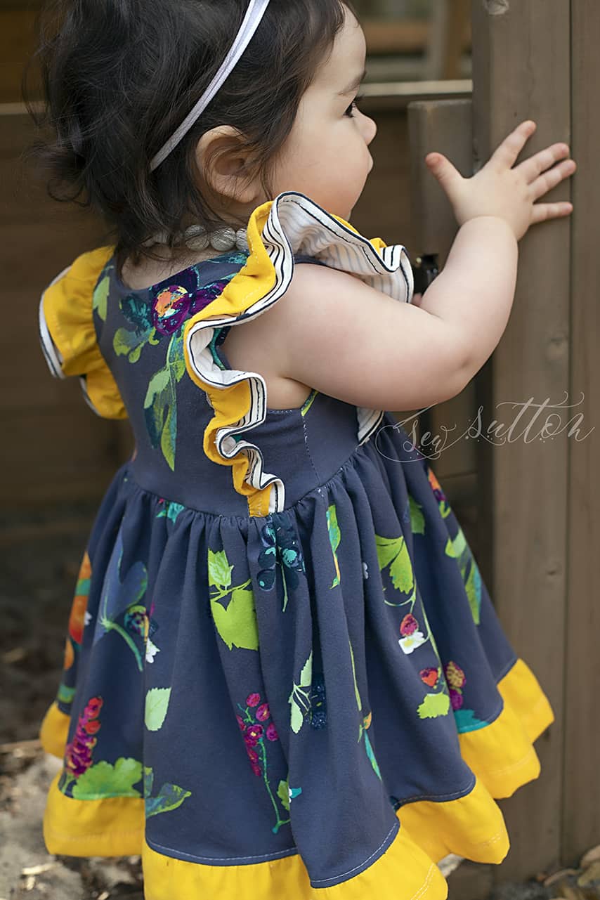 April Garden Party Monthly Challenge | SLPcoChallenge | The Simple Life Company | PDF sewing patterns for baby toddler girls