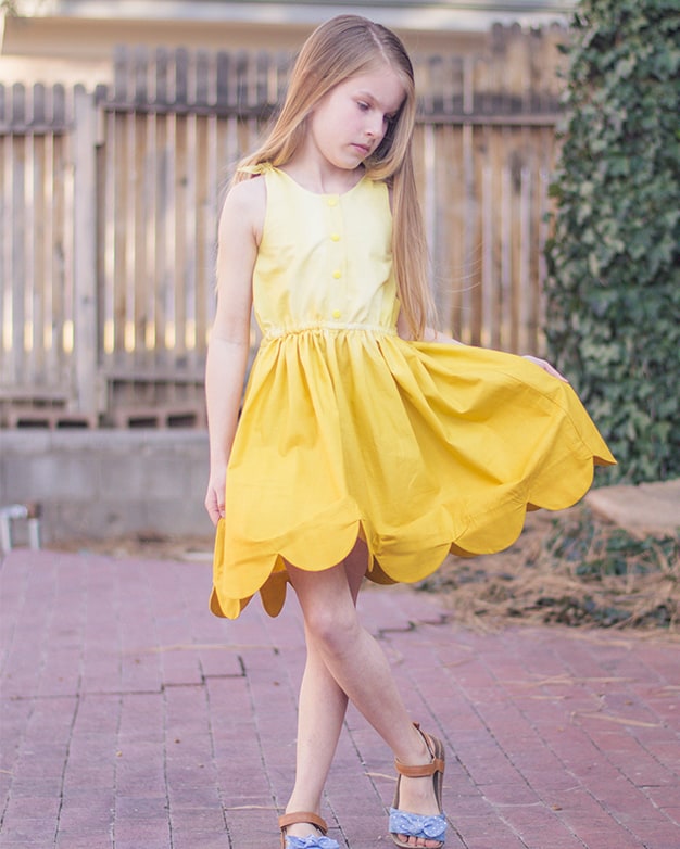 Tinsley's Scalloped Top, Romper, & Dress. Downloadable PDF Sewing ...