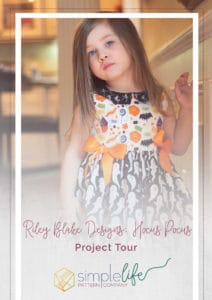 Riley Blake Designs Hocus Pocus Project Tour | The Simple Life Pattern Company | Clara