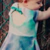 Simple Life Pattern Co. | Baby Ella's Knit Asymmetrical Top & Dress. Downloadable PDF Sewing Pattern for Babies Size Newborn to 24 Months.