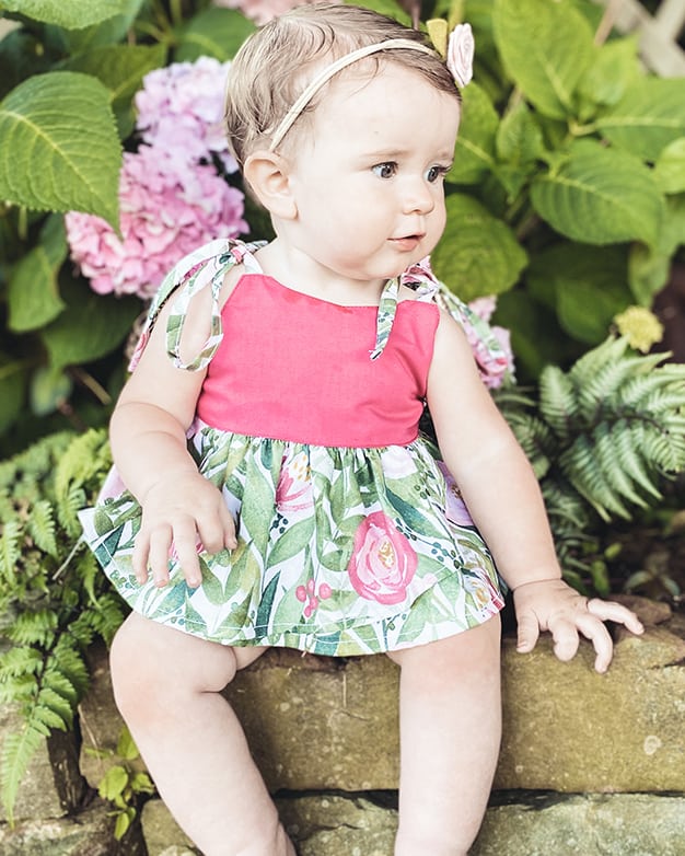 Baby Opal's Wrap Skirt Top & Dress. Downloadable PDF Sewing Pattern for ...